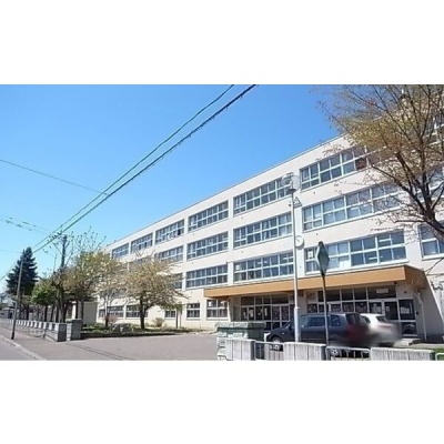 通学区域の札幌市立新琴似北小学校