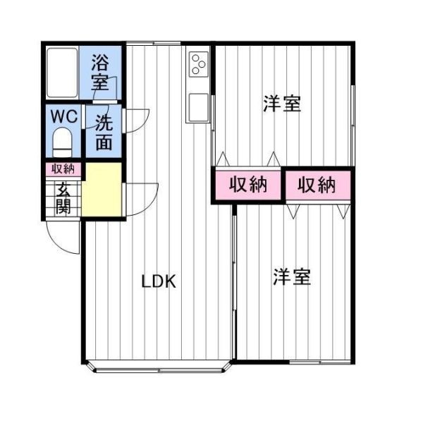 101号室　2LDK