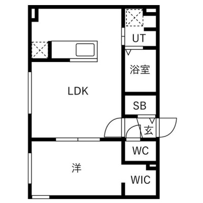 103号室・Cタイプ／1LDK