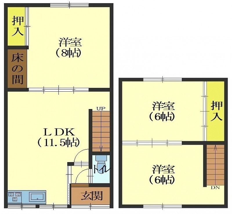 上新川町15番貸家