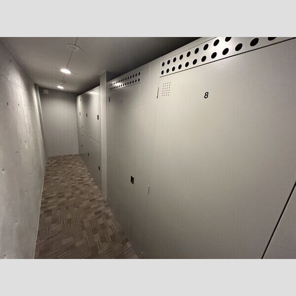 建物共用部に設けられたトランクルーム