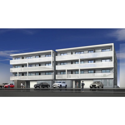 外観完成予想CG。建築中のため実際とは異なる場合があります。