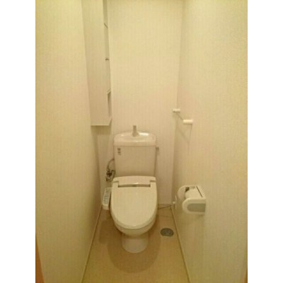 ゆったりとした空間のトイレです