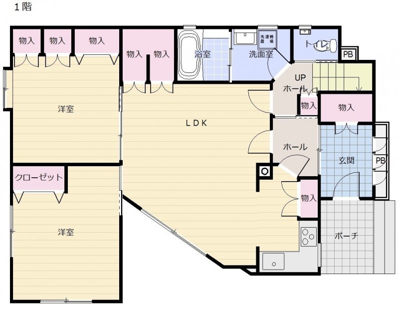 １階間取図
