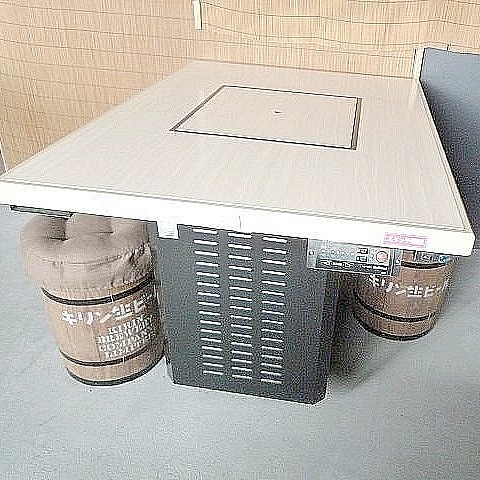 焼き台付テーブル