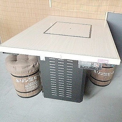 焼き台付テーブル