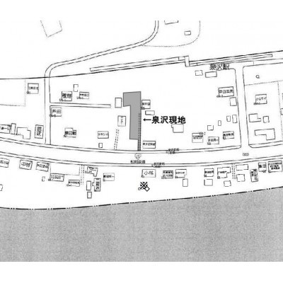 泉沢地図