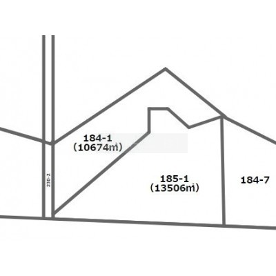 区面図：１８４－１．１８５－１