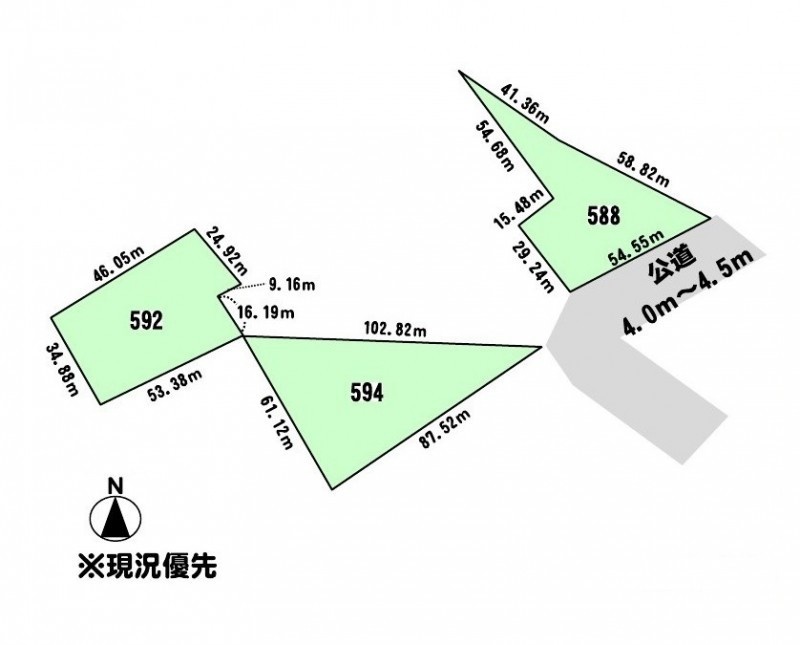 土地　余市町梅川町