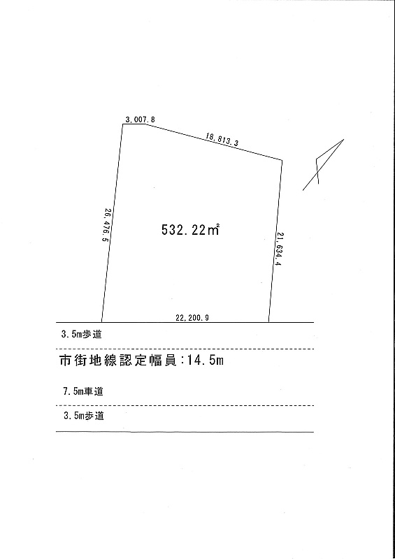 国土調査(座標による)復元図