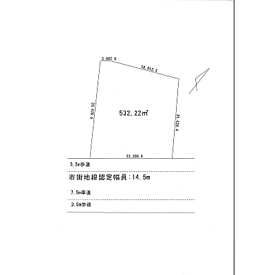 国土調査(座標による)復元図