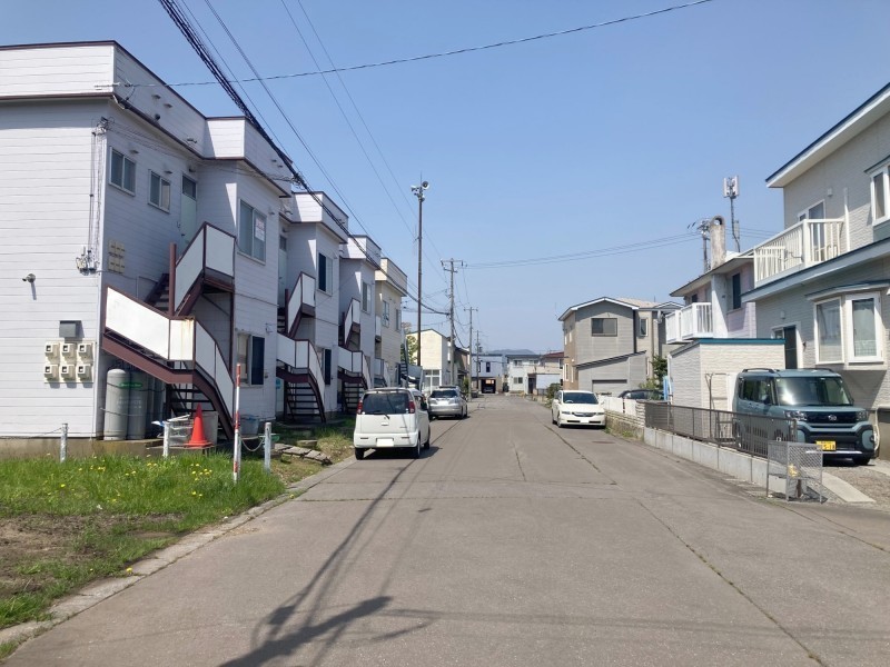 前面道路！