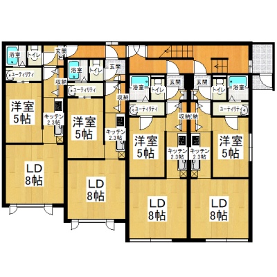 ポーザタウンNo.4間取図※現況優先