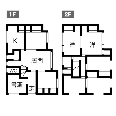 間取りは現況を優先します
