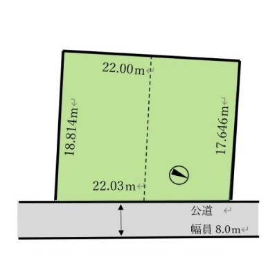 建築条件無し、豊かな自然とゆとりある敷地が魅力。