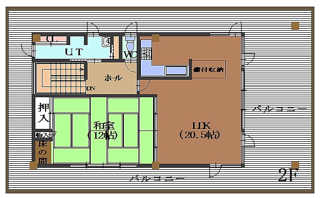 2階　間取り図