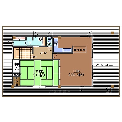 2階　間取り図