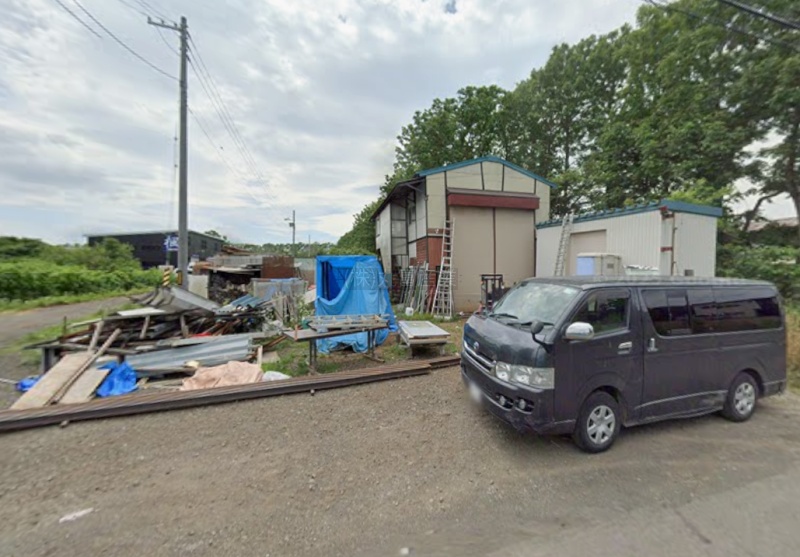 北区篠路町拓北事務所､倉庫付き土地♦賃貸中