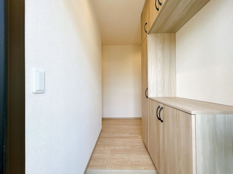 内装はナチュラルな雰囲気に仕上げました。