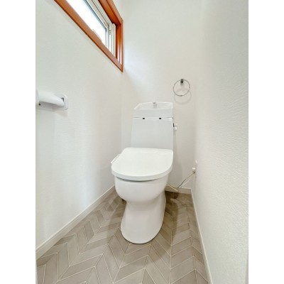 【リフォーム後】トイレは新品交換いたしました。トイレが交換…