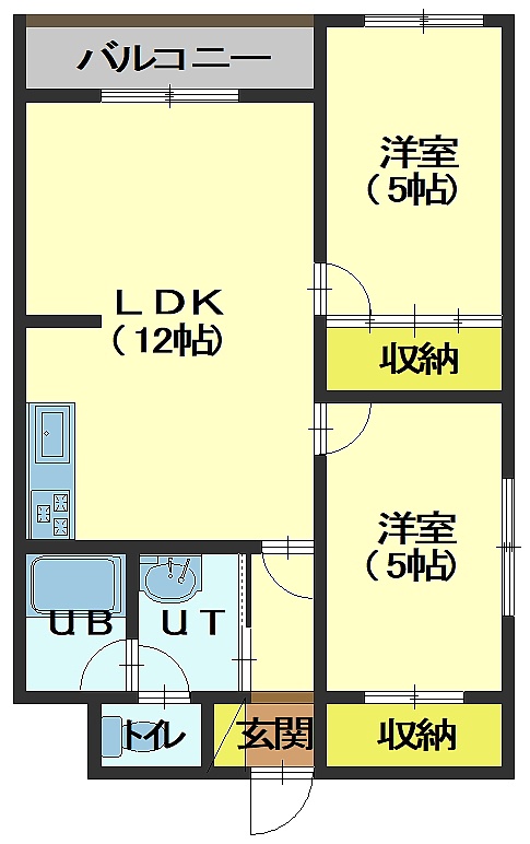 302号室間取