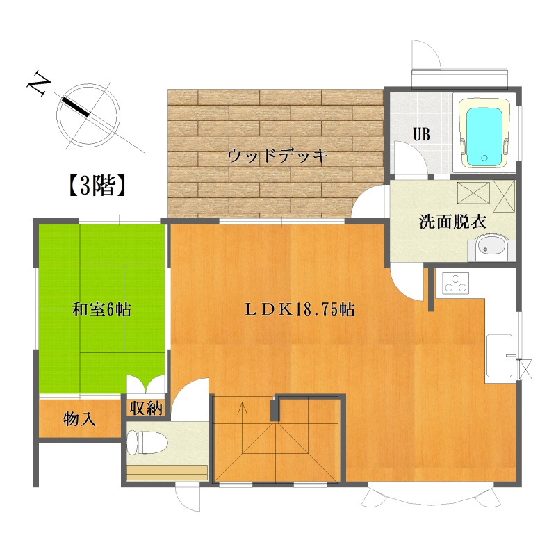 3階間取り