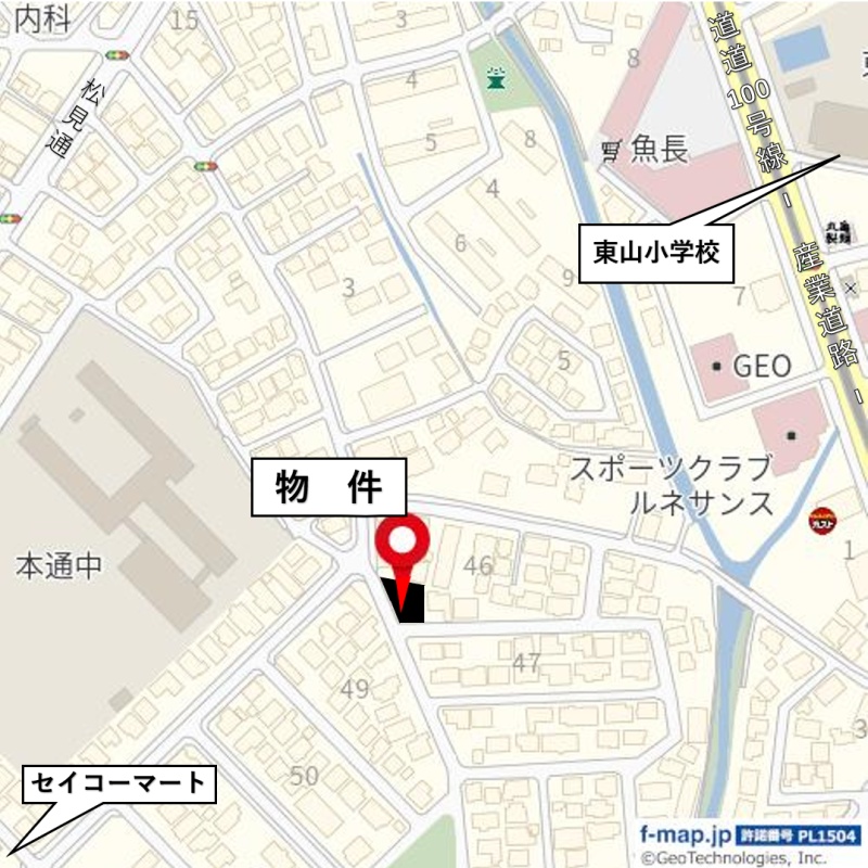 産業道路、各種店舗へのアクセス◎