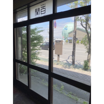 室内からの店舗入り口！