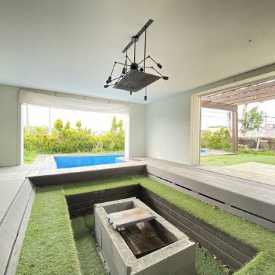 【BBQスペース】屋根があるので天気を気にせず楽しめる空間♪