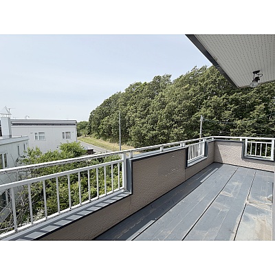 2階バルコニーからの眺望