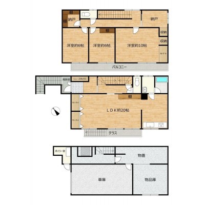 【リフォーム後＿間取図】リフォーム後の間取図です。間取りは…