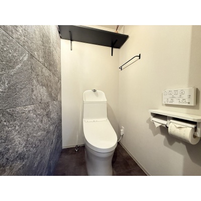 温水洗浄便座付きトイレを採用！