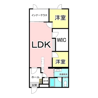 1Rから間取り変更済みのオシャレな2LDK！