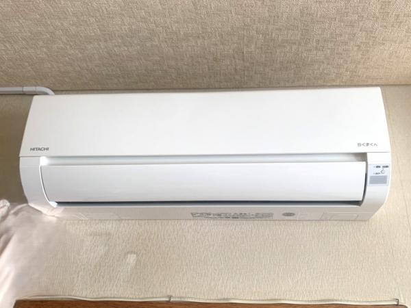 エアコン設置済み。暑い季節にも活躍する、あるとうれしい設備の