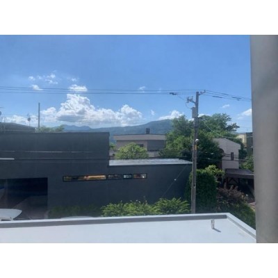 二階ベランダからの眺望です。