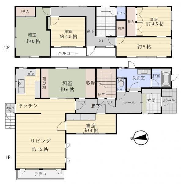 全居室がゆとりある広さの4SLDK。
