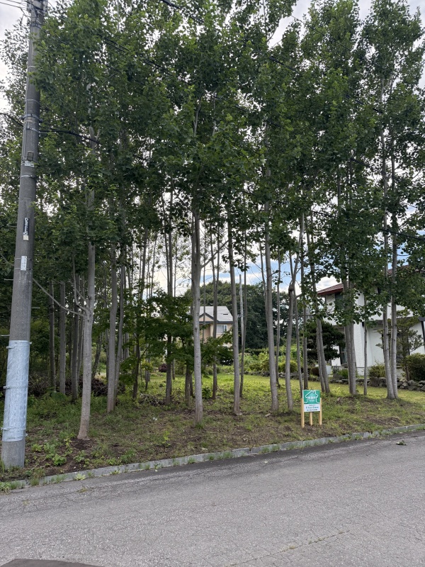 七飯町大沼町　売り土地 全７区画あり