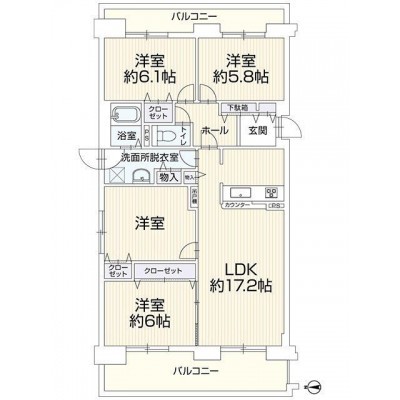 【リフォーム後　間取り】