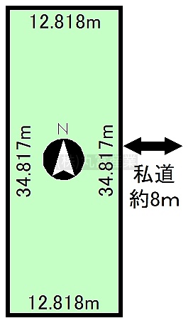 白石区川北土地【市街化調整区域】