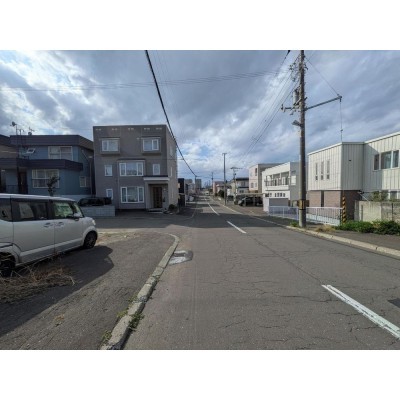 敷地前の前面道路です！