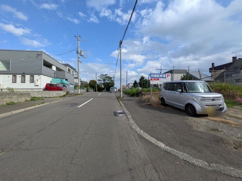 敷地前の前面道路です！