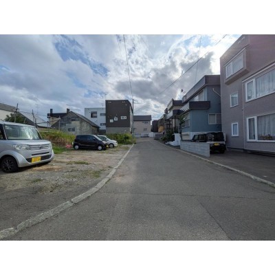 敷地前の前面道路です！