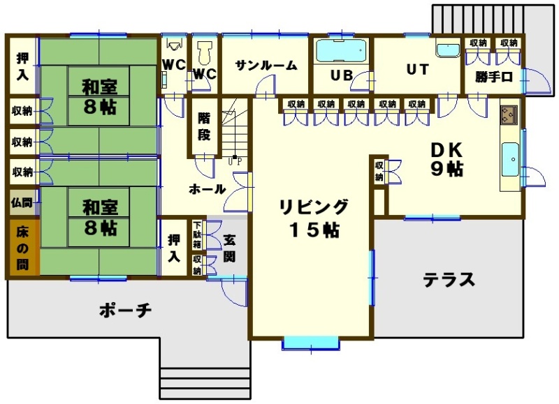 1階　間取図！