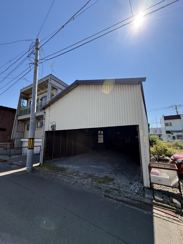 函館市新川町１１　倉庫付き土地（解体更地渡し可能）