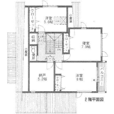 2階平面図