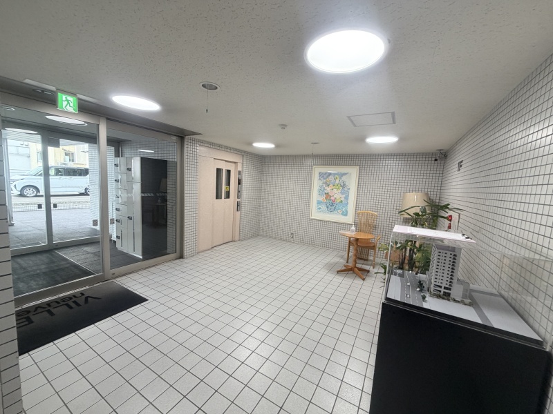 マンションエントランスです！