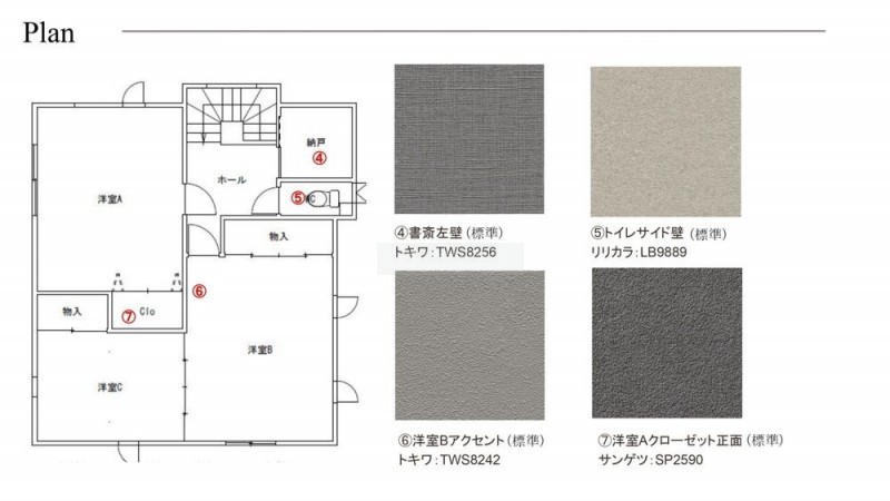 アクセントクロスを利用することによって、お部屋がグンとおし…