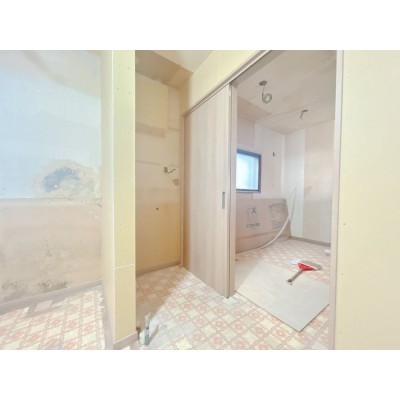【リフォーム中】洗面室の写真です。