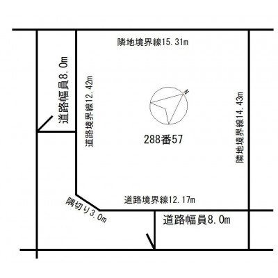 現地区画図