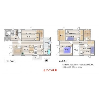家族におすすめな4LDKタイプの間取り